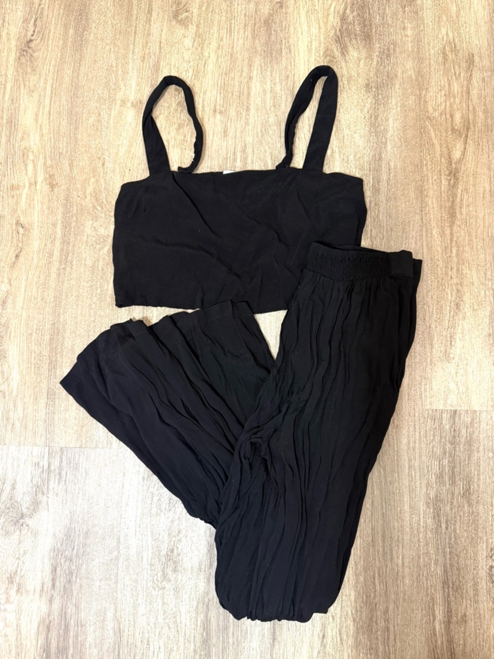 💸SALE💸Ava Sky Black Button-Front Top